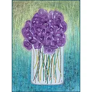 【玲廊滿藝】馬靜志 -紫氣盈室95x72cm