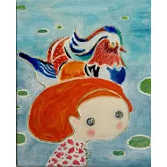 【玲廊滿藝】陳靜智-百年好合27x22cm