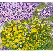 【玲廊滿藝】馬靜志 -?魚睡過的地方38x41cm