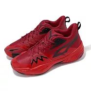 Puma 籃球鞋 Genetics 男鞋 紅 黑 透氣 緩震 美洲獅 運動鞋 30969104 28.5cm RED/BLACK