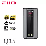 FiiO Q15 解碼耳機功率擴大器-鈦灰款