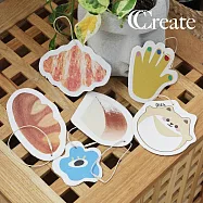 【CC家居】水彩繪造型壓縮木漿棉隨機3入組(洗碗海棉/菜瓜布/可吊掛)