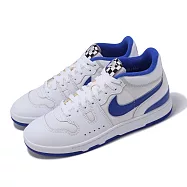 Nike 休閒鞋 Attack Game Royal 白 藍 男鞋 棋盤格 經典 復古網球鞋 FB1447-100 26.5cm WHITE/BLUE