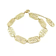 [一年保固]SNATCH X MINIMENT 過年限定版Part3 鋼手鍊 - 金/自摸連莊大大吉 自摸連莊大大吉手鍊