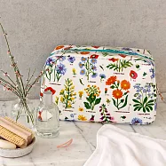 《Rex LONDON》防水盥洗包 | 化妝包 收納包 旅行小包 沐浴小包 盥洗收納包 - 花卉圖鑑30cm