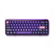 MelGeek Mojo68 霓虹透明機械鍵盤 [68鍵/Gateron 茶軸/三模/英文]