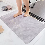 【巴芙洛】高分子皮革吸水防滑熔岩石軟地墊40x60cm/踏墊(浴室踏墊/踏墊/廚房地墊/吸水防滑) 熔岩石-5