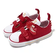 Converse 休閒鞋 Chuck Taylor All Star 2V 小童 紅 金 龍年 CNY 小朋友 帆布鞋 A08838C 14cm RED/GOLD