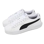 Puma 休閒鞋 Jada Renew 女鞋 白 黑 皮革 緩衝 街頭 板鞋 小白鞋 38640103 23cm WHITE-BLACK-SILVER