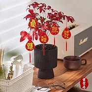 寶堂居 絨布燙金吊飾5入 #114-A款2組