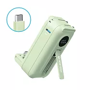 MOZTECH|太空艙 輕巧多功能口袋行動電源 夏蒂綠(Type-C)