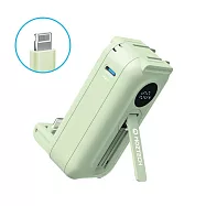 MOZTECH|太空艙 輕巧多功能口袋行動電源 夏蒂綠(Lightning)