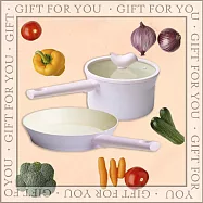 【德國Buderus】快樂鳥美型陶瓷厚底不沾鍋三件組-IH爐可用鍋 甜心紫