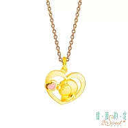 甜蜜約定 Doraemon 甜蜜蜜哆啦A夢黃金墜子 送項鍊 送玫瑰鋼項鍊
