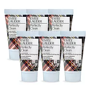 ESTEE LAUDER 雅詩蘭黛 Perfectly Clean 細緻煥采雙效淨化潔面乳(30ml)X6-新版-公司貨