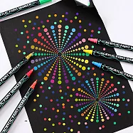 CS22 可疊色丙烯水性雙頭馬克筆套裝26色 嘟嘟頭+軟頭