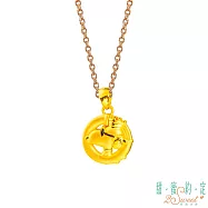 甜蜜約定2SWEET 國王遊戲史奴比Snoopy硬金墜子 送玫瑰鋼項鍊