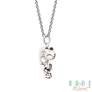 甜蜜約定2SWEET 不期而遇史奴比Snoopy純銀墜子 送白鋼項鍊