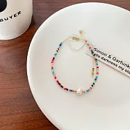 【水星記】波西米亞輕奢疊戴天然石珍珠多彩串珠手繩 _獨立