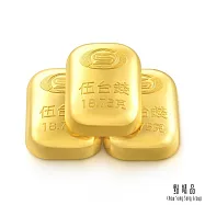 【點睛品】伍台錢x3塊 黃金金條_計價黃金(共56.25克)