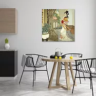 【御畫房】仕女圖 國家一級畫師手繪油畫80&times;80cm VF-186 (客製商品)