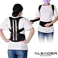 【Leader X】美背神器 多重固定挺背矯姿帶/防駝背心/開肩/直腰/挺背 M