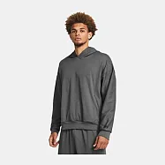 Under Armour 男 Journey Rib 連帽長袖套頭衫-灰-1383100-025 L 灰色