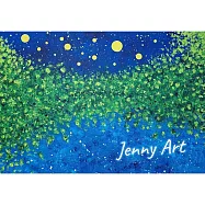 【玲廊滿藝】陳怡蓉Jenny-燦爛夜星空50x70cm