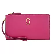 MARC JACOBS THE J MARC 多功能手掛式萬用長夾- 紫紅