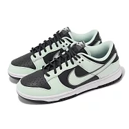 Nike 休閒鞋 Dunk Low Retro PRM 男鞋 湖水綠 黑 皮革 低筒 經典 板鞋 FZ1670-001 24cm GREEN/BLACK