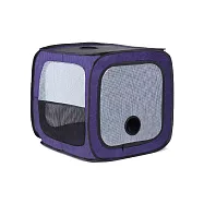 JOOLIO 多功能貓狗寵物烘乾箱 內附舒適底墊(可當戶內外遊戲窩.帳篷.外出車用小箱) 炫彩紫