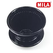 MILA 陶瓷蛋糕濾杯(咖啡濾杯)(適合1-4人)-三色可選 黑