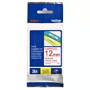 Brother 護貝標籤帶 TZe-232/TZ-232 (12mm 白底紅字) 原廠公司貨