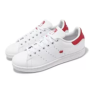 adidas 休閒鞋 Stan Smith 女鞋 白 紅 史密斯 小白鞋 三葉草 愛迪達 IE0460 23.5cm WHITE/RED