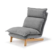 【MUJI 無印良品】高椅背和室沙發/聚酯平織/灰色