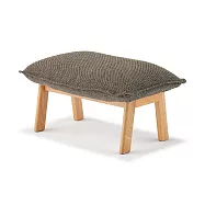 【MUJI 無印良品】高椅背和室沙發用腳凳/聚酯平織/棕色