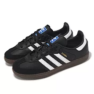 adidas 休閒鞋 Samba OG C 中童 黑 白 小朋友 麂皮 皮革 低筒 德訓鞋 愛迪達 IE3678 20.5cm BLACK/WHITE