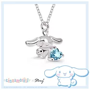STORY 故事銀飾-大耳狗經典系列-I.Love.Cinna 擁抱喜拿純銀項鍊 加2.5cm