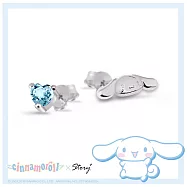 STORY 故事銀飾-大耳狗經典系列-I.Love.Cinna 唯愛喜拿純銀耳環 夾式