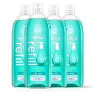 【箱購】Method美則 清泉洗手乳(補充瓶)1000mlx4入