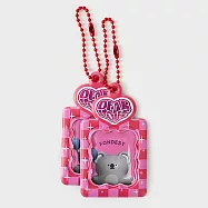 【MUMU】韓國 相片 吊飾 鑰匙圈 掛飾 大頭照 證件照 拍貼 粉色