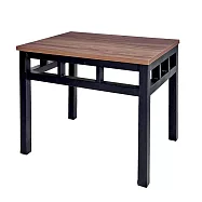 JP Kagu 台灣製工業風方形餐椅 胡桃木色