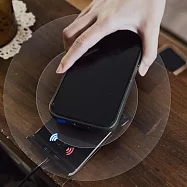 ABSOLUTE LINKASE 悠遊卡官方認證一嗶就過MagSafe悠遊嗶嗶殼_皮革款 iPhone 15 6.1吋專用 (多色可選) 午夜黑