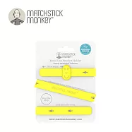 Matchstick Monkey 英國 咬咬猴 多功能矽膠防掉帶/固齒器 - 黃力猴