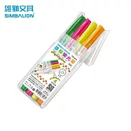 雄獅 FM-35/4 螢光筆4色