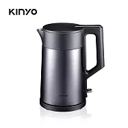 【KINYO】1.7L不鏽鋼快煮壺|煮水壺|電煮壺|電子壺 KIHP-1172