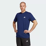 ADIDAS TR-ES STRETCH T 男短袖上衣-藍-IC7414 XL 藍色