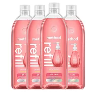 【箱購】Method美則 粉紅葡萄柚洗手乳(補充瓶)1000mlX4入