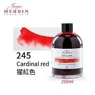 法國J.Herbin Eclats光耀系列 水彩墨水 50ml 黃紅棕色系- 245猩紅色
