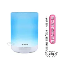【Amywo艾美窩】300ml圓柱 超聲波負離子水氧機IM-310 日式七彩LED 負離子香薰機 加濕器 室內芳香 除臭 無印同款